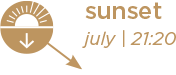 sunset - july | 21:20