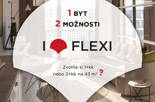 I ❤️ FLEXI - 1 byt 2 možnosti