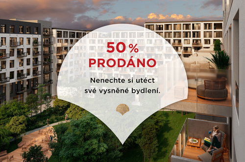 50% prodaných bytů z 2. etapy