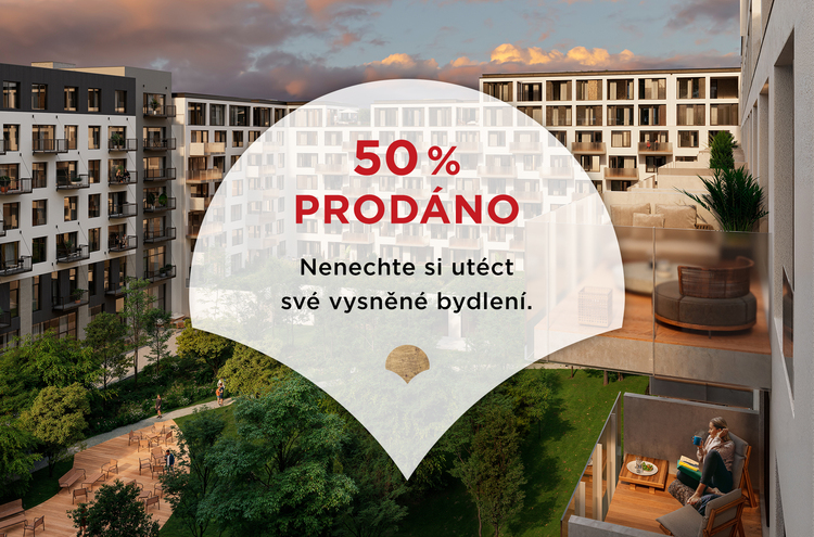 50% prodaných bytů z 2. etapy