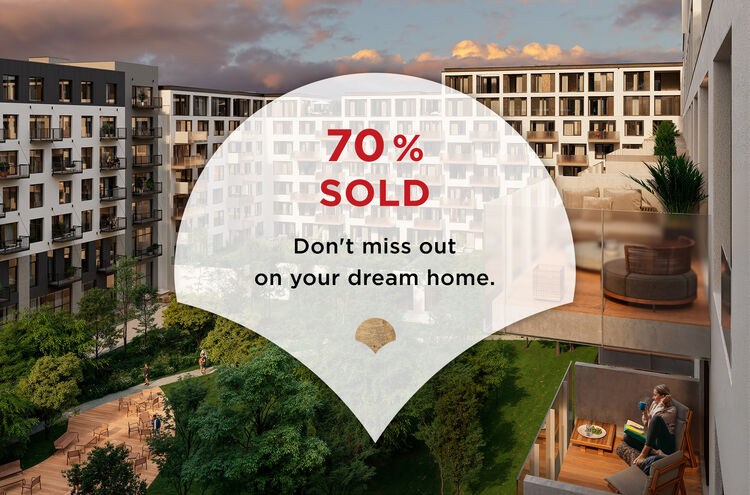 70 % of Apartments in Phase 2 Sold