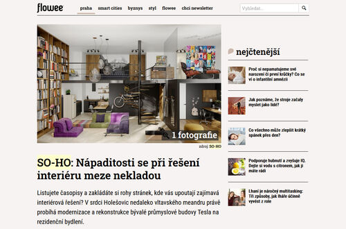 SO-HO: Nápaditosti se při řešení interiéru meze nekladou