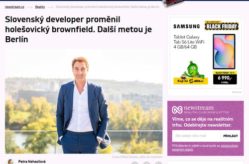Slovenský developer proměnil holešovický brownfield. Další metou je Berlín